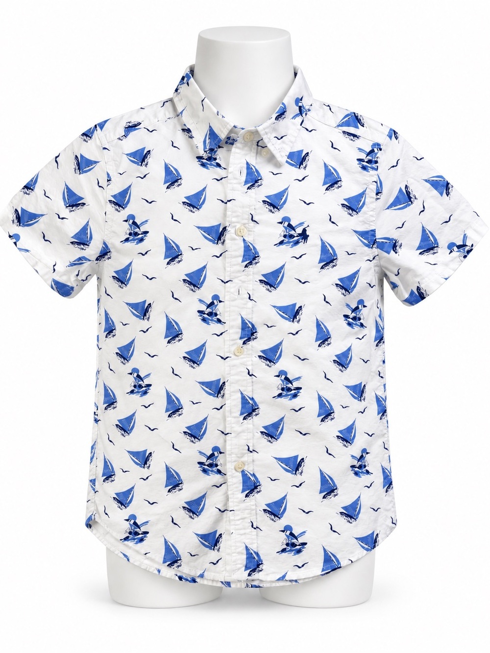 Polo Ralph Lauren Boys L 14-16 Sailboat Polo Bear Nautical Shirt
